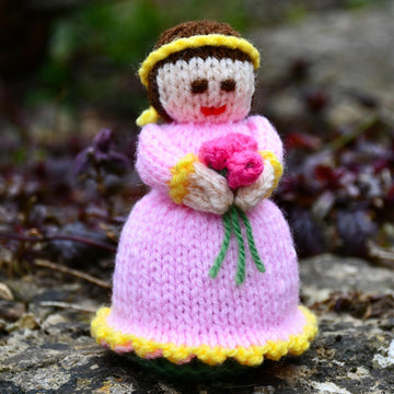Celebration Flower Doll Knitting Pattern - Toy Knitting Pattern