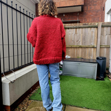 Giant love heart sweater