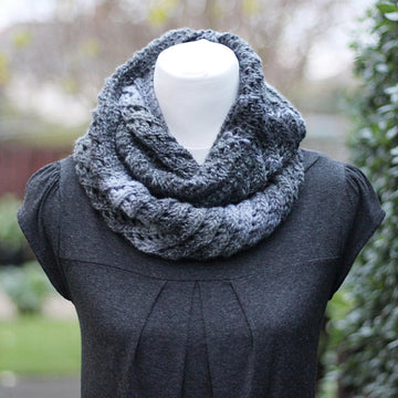 Grey Marl infinity scarf