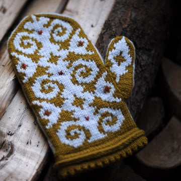 Flocked Mittens