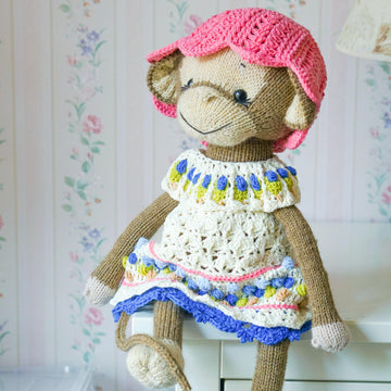 Crochet Doll Clothes Pattern - Outfit SUNFLOWER for large toys