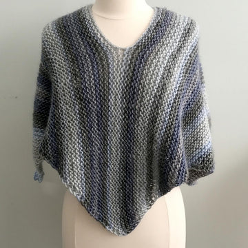Adelaide Poncho Big Collar
