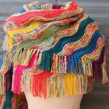 Spring Fringe Scarf