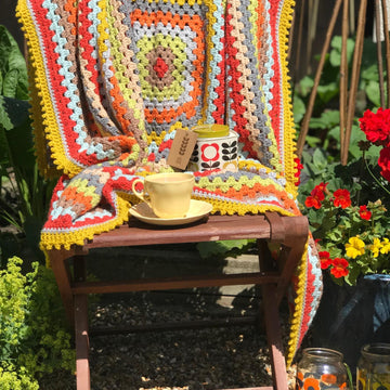 Vintage inspired Granny Blanket