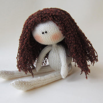 Doll with Christmas Tree dress