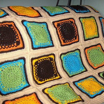 Autumn Warmth Afghan Square