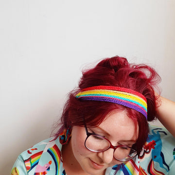 Super Simple Rainbow Headband