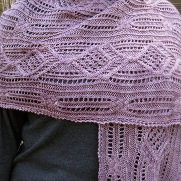 Hido Cable Lace Shawl