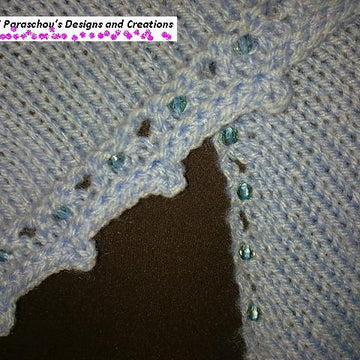 Whispering sea shawl