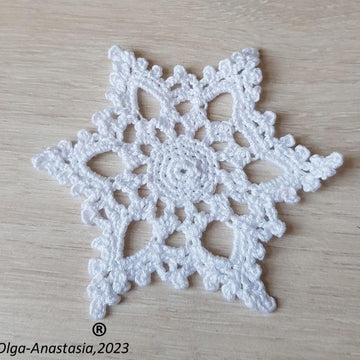 Crochet snowflake 25
