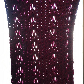 Chunky Lacy Infinity Scarf