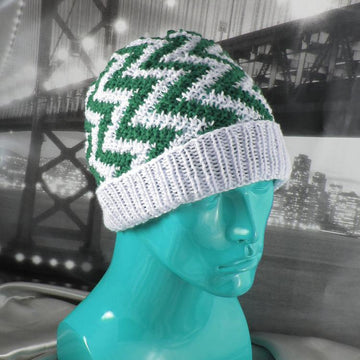 Zig Zag Stripe Beanie