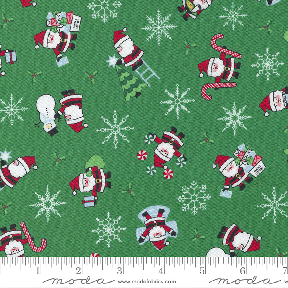 Moda Fabrics Candy Cane Lane - Evergreen - 24120-14
