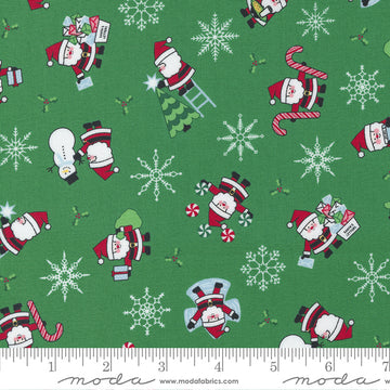Moda Fabrics Candy Cane Lane - Evergreen - 24120-14