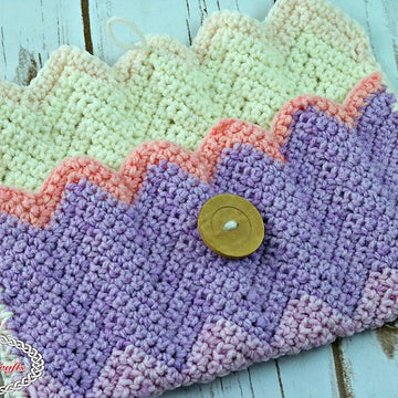 Chevron Clutch Purse