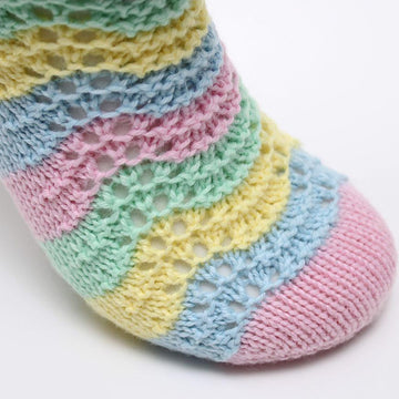 Unicorn Tail Socks - Toe Up (DK)
