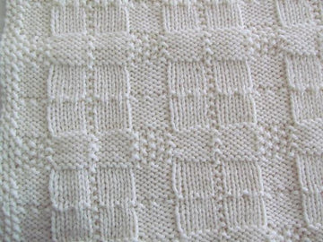 Reversible Plaid Throw and Baby Blanket
