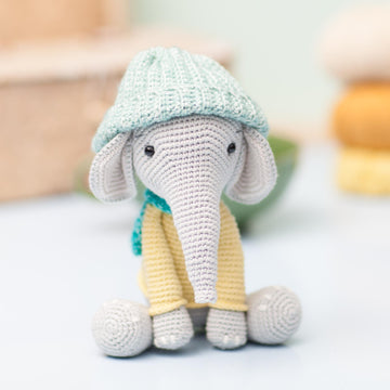 Elephant amigurumi crochet pattern