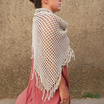 Barley seed shawl