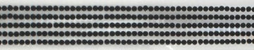Eyelet Outlet Adhesive Pearl Strips 12" 5/Pkg - Black