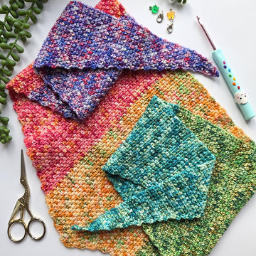 Magic Moss Stitch Scarf