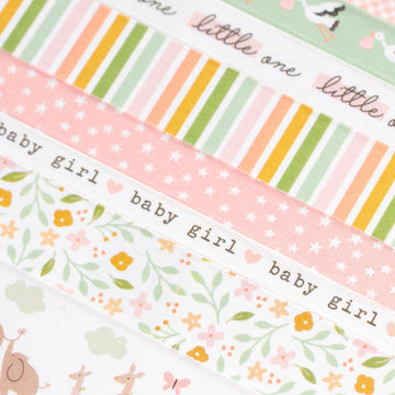 American Crafts Peek-A-Boo You Washi Tape 8/Pkg - Girl