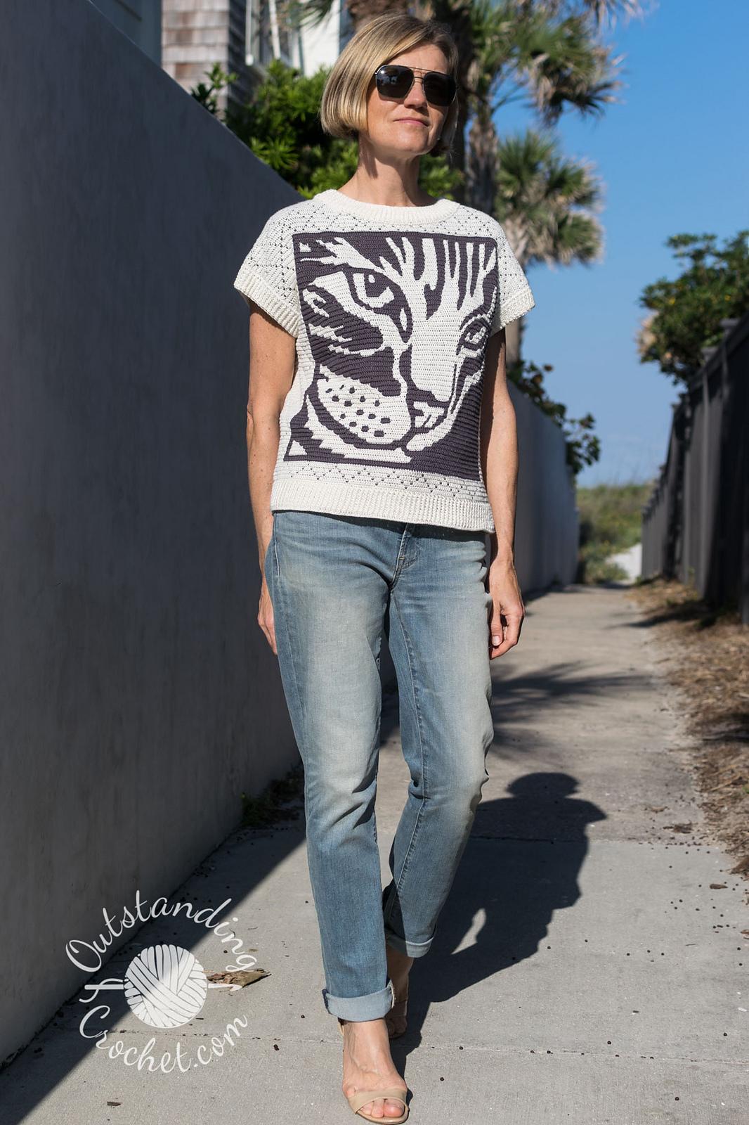Catitude Mosaic Sweater