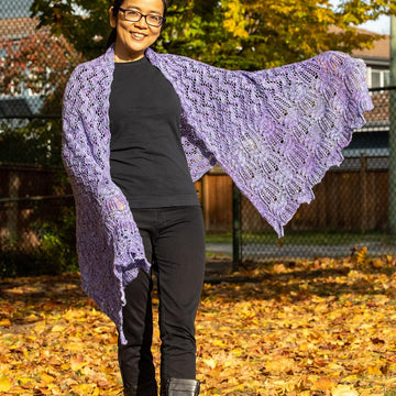 Flowering Victorian Lace Wrap