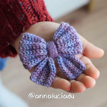 Knitted Rib Bow Hair Accessories