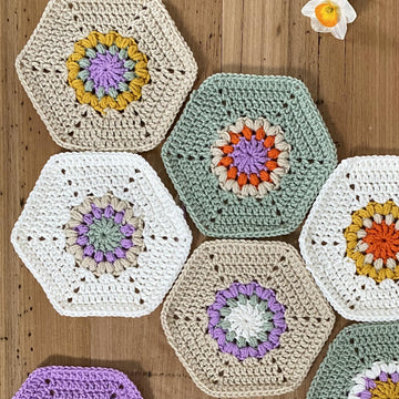 Golden Hexagon Blanket