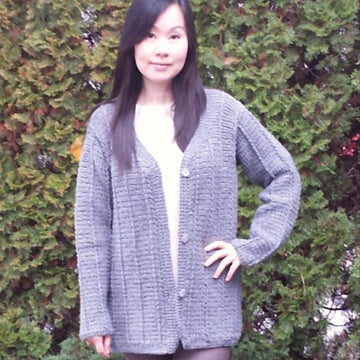 Cozy Ribbed Crochet Cardigan