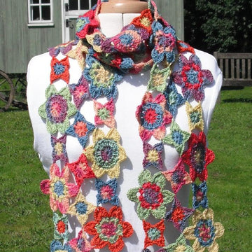 August crochet scarf