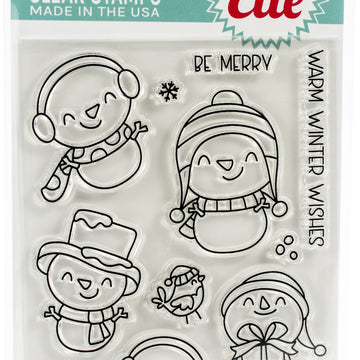 Avery Elle Clear Stamp Set 4"X6" - Snow Fun