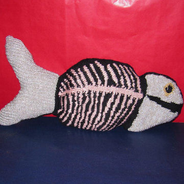 Luxury Fish Supper Silk Cushion