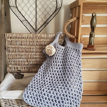 Shopping bag UK and US crochet terms