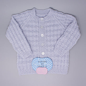 Erin unisex baby cardigan 20" & 22" chest