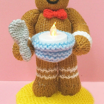 Christmas Gingerbread Man Tea Light Holder