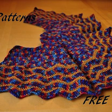 Ripple shawl
