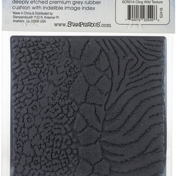 Stampendous Cling Stamps - Wild Texture