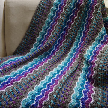 Whispering Waves Afghan