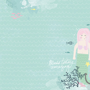 Kaisercraft D-Ring Album 12"X12" - Mermaid