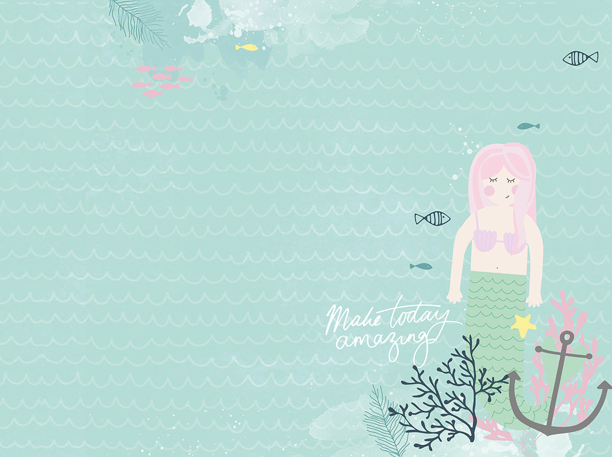 Kaisercraft D-Ring Album 12"X12" - Mermaid