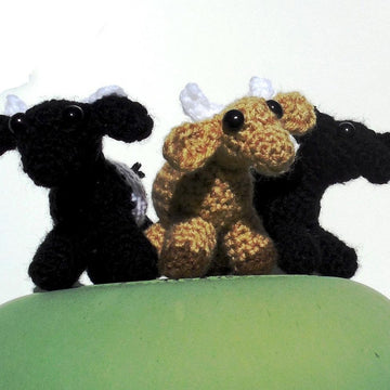 Miniature Cow Amigurumi/Plush Toy