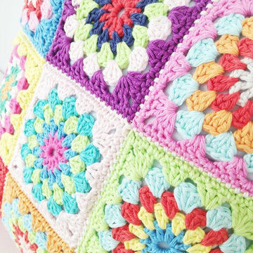 Granny Square Pillow