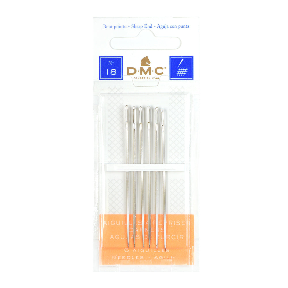 DMC 6 Darning Needles (Size 18)