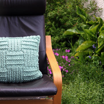 Eau De Nil pillow cover