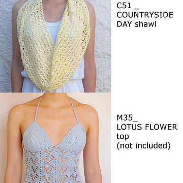 COUNTRYSIDE DAY shawl_ C51