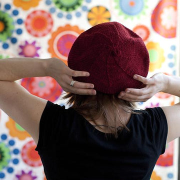 Windmill Beret in Aran