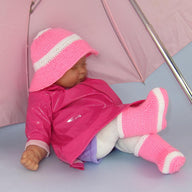 Baby Rain Boots (Booties) and Rain Hat