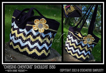 "Chasing Chevrons" Shoulder Bag / Purse